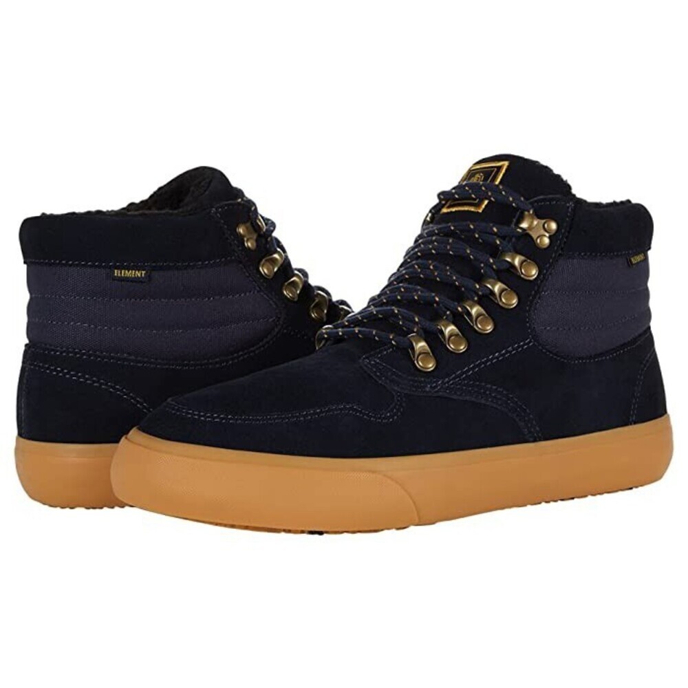 Element Topaz C3 Mid Sneaker Mens 8.5 Navy Leather Lace Up Casual Shoes JOBB1762